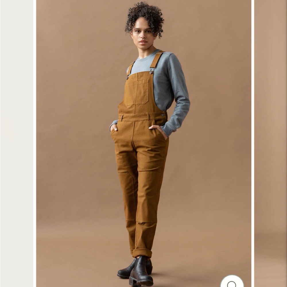 Bridge & Burn The Tobin Utility Overall Sold Out in Brown Canvas Size 28